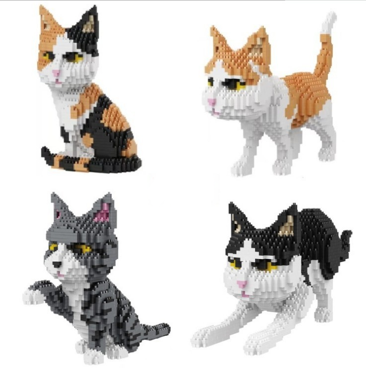 เลโก้นาโน Set Cat(แมวครบเซ็ต) Size Jumbo