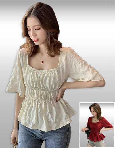 เสื้อแฟชั่นใส่สบายสไตล์เกาหลี มี2สี รหัส2326