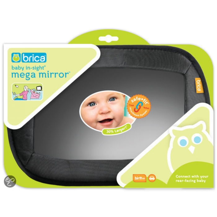กระจกมองเด็กในรถยนต์ขนาดใหญ่ Brica Baby In-Sight Mega Mirror