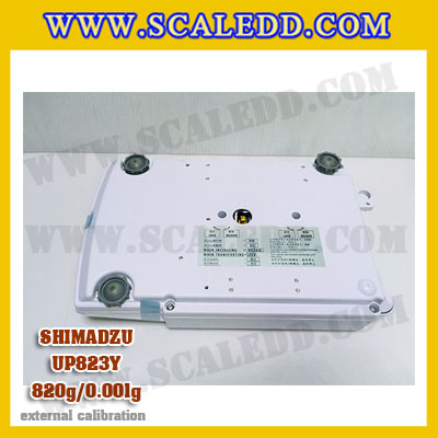 เครื่องชั่งดิจิตอล ทศนิยม 3 ตำแหน่ง รุ่น UP823Y 820gx0.001g เครื่องชั่งละเอียดสูง820g เครื่องชั่งน้ำหนัก820g ตาชั่ง820กรัม พิกัดน้ำหนัก 820g ความละเอียด 0.001g ยี่ห้อ SHIMADZU รุ่น UP823Y