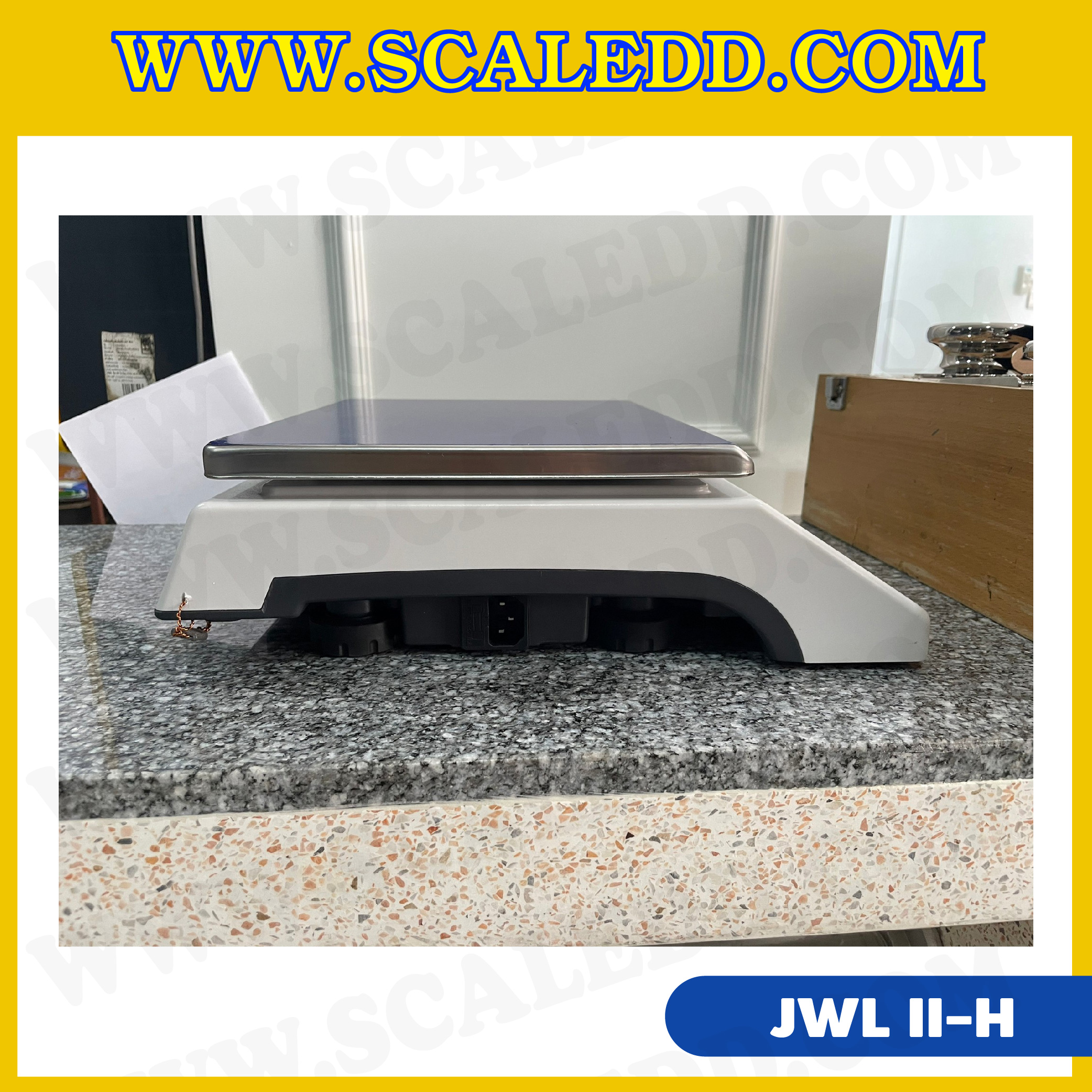 เครื่องชั่งดิจิตอล พิกัดน้ำหนัก 30kg ยี่ห้อ JADEVER รุ่น JWL II-H ความละเอียด 1g (มีใบตรวจรับรองจากสำนักชั่งตวงวัด)