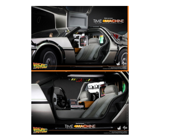 HOTTOYS - Back to the future - DeLorean Time Machine (กล่องใหญ่มากๆครับ)