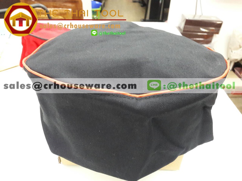 หมวกเชฟ Hat Chef 044-PKP-37 สีดำ ขอบแดง