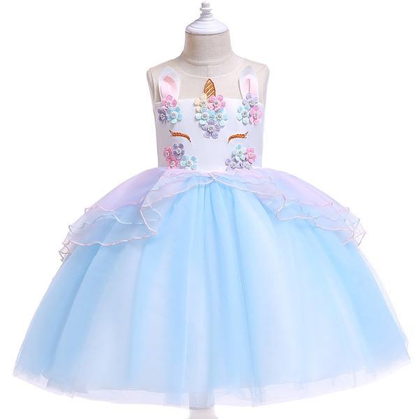 ชุดเด็ก : ชุดออกงาน ยูนิคอน ระบาย