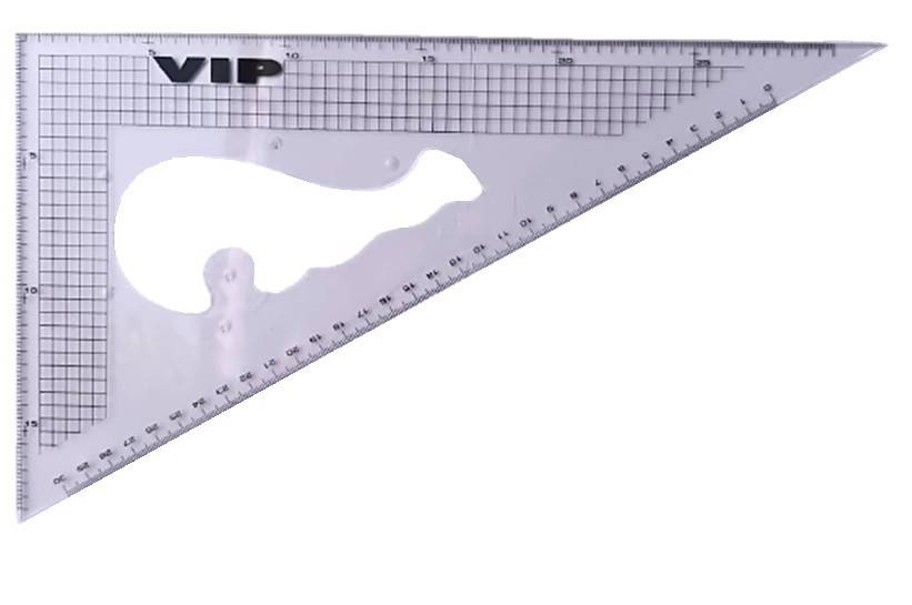 ไม้ฉาก VIP เครื่องมืองานเขียนแบบเบื้องต้น ราคาขายส่ง 60 บาท 02-7374802-3