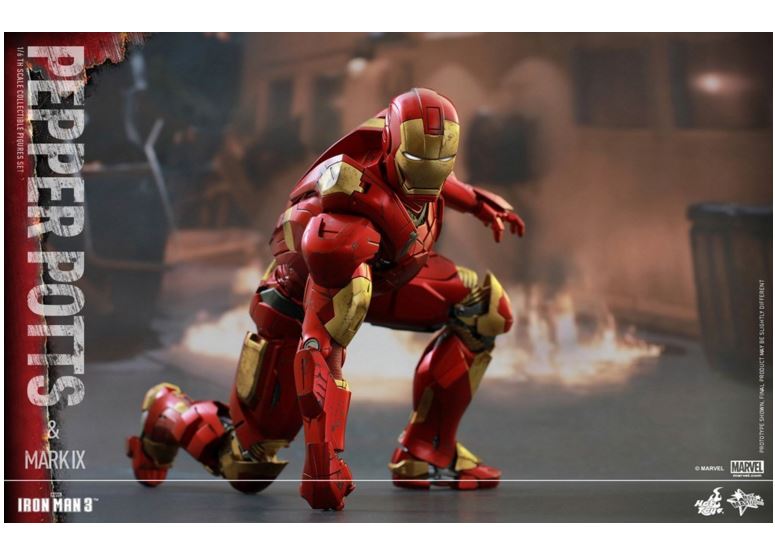 HOTTOYS - Pepper potts & Iron man mark 9 : hot toys Special !!!