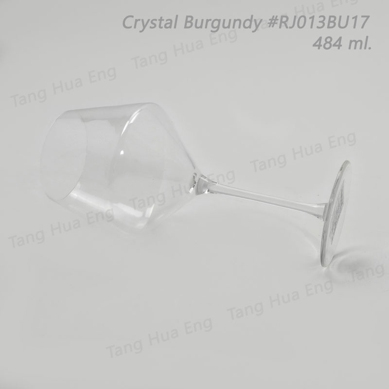 ( 6 ใบ ) แก้วไวน์คริสตัล Ripple Crystal Burgundy 484 ml. #RJ013BU17