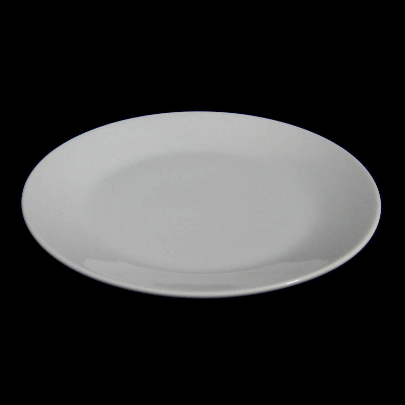 จานตื้นทรงใบบัว 21 ซม. ( 8.2 นิ้ว ) #0237 ยี่ห้อ Royal porcelain (รอยัล พอร์ซเลน )