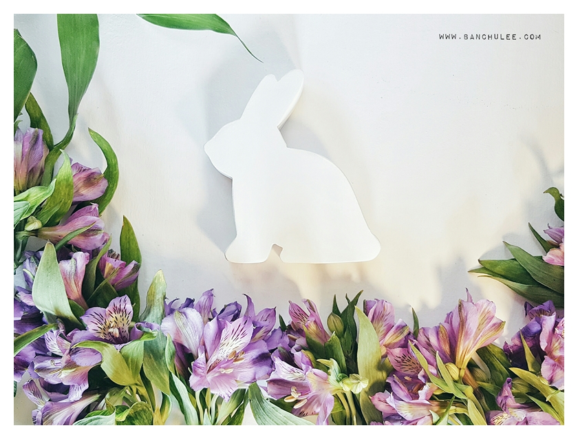 Wooden Bunny - White
