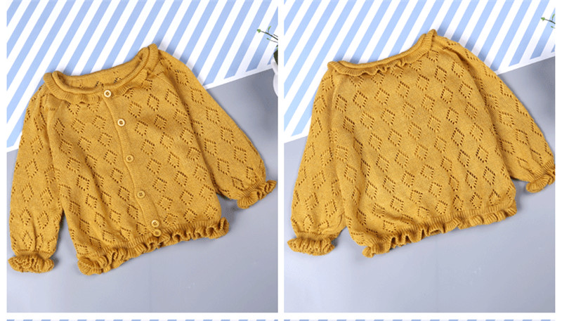 เสื้อกันหนาวเด็ก ลายแตงโม คอกลม