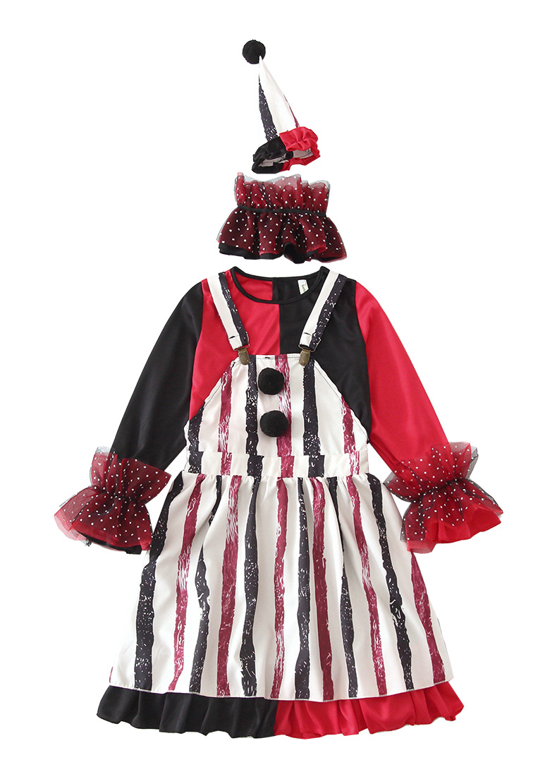 Friendly4kid พร้อมส่ง ชุดฮาโลวีนคอสเพลย์โจ๊กเกอร์