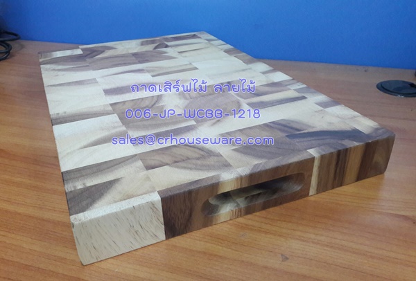 ถาดเสิร์ฟไม้ ลายไม้, เขียง ขนาด 12*18 นิ้ว Code : 006-JP-WCBB-1218