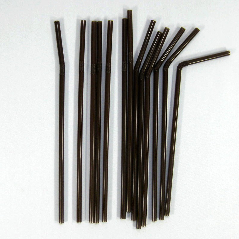 หลอดงอ สีน้ำตาล 6 มม. ( 250 ชิ้น )