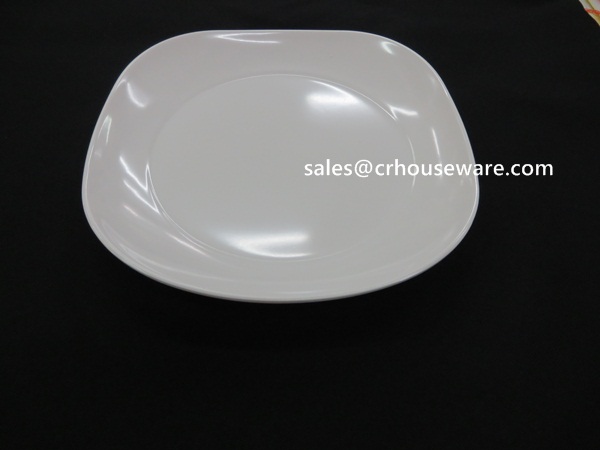 จานทรงสี่เหลี่ยมขอบมุมมน 7.5 นิ้ว 017-P2647-7.5