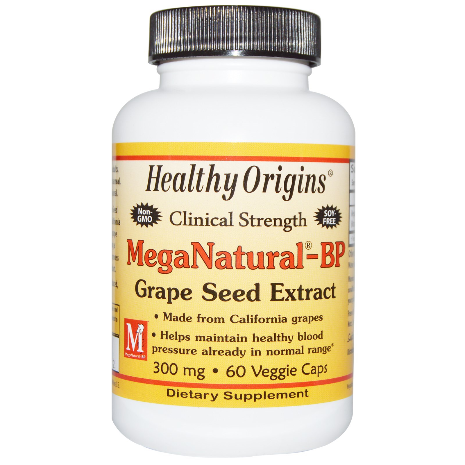 **พร้อมส่ง** Healthy Origins Mega Natural-BP Grape seed Extract 300 mg,60 capsules สารสกัดจากเมล็ดองุ่นเพื่อผิวกระจ่างใส ไร้ริ้วรอย