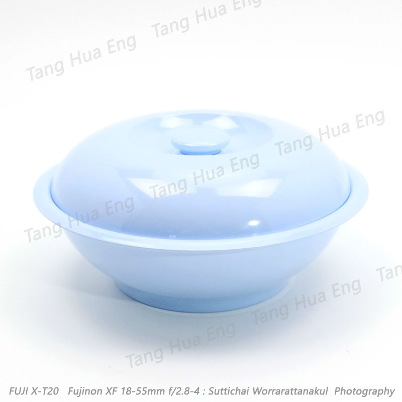 โถข้าวพร้อมฝา 10นิ้ว ตรายูนิก้า BL928-10 สีครีมขาว/ฟ้า