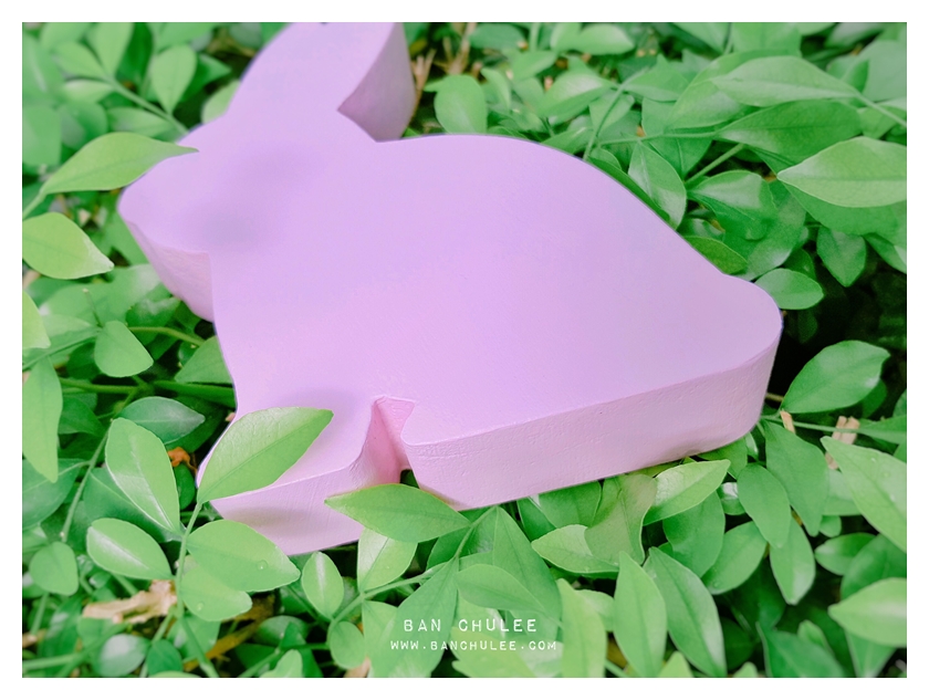 Wooden Bunny - Spring Beauty