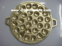 กระทะขนมครกทองเหลือง 016-KM-B28 Brass Khanom Krok pan. 016-KM-B28อุปกรณ์ทำขนม, พิมพ์ขนมครกทองเหลือง ,เตาขนมครก,ที่ทำขนมครก