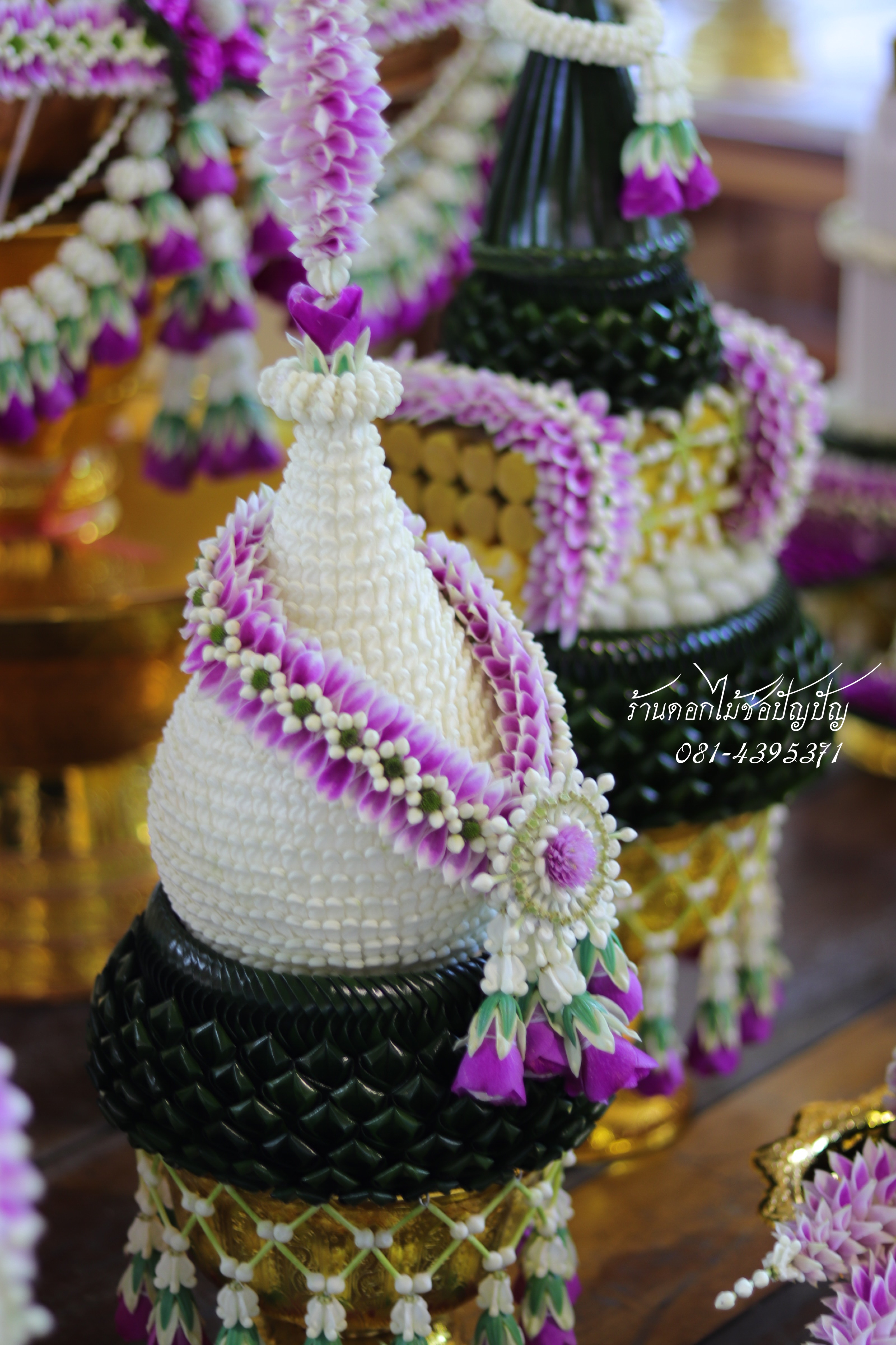 เครื่องบวชดอกไม้สด ชุดD2.