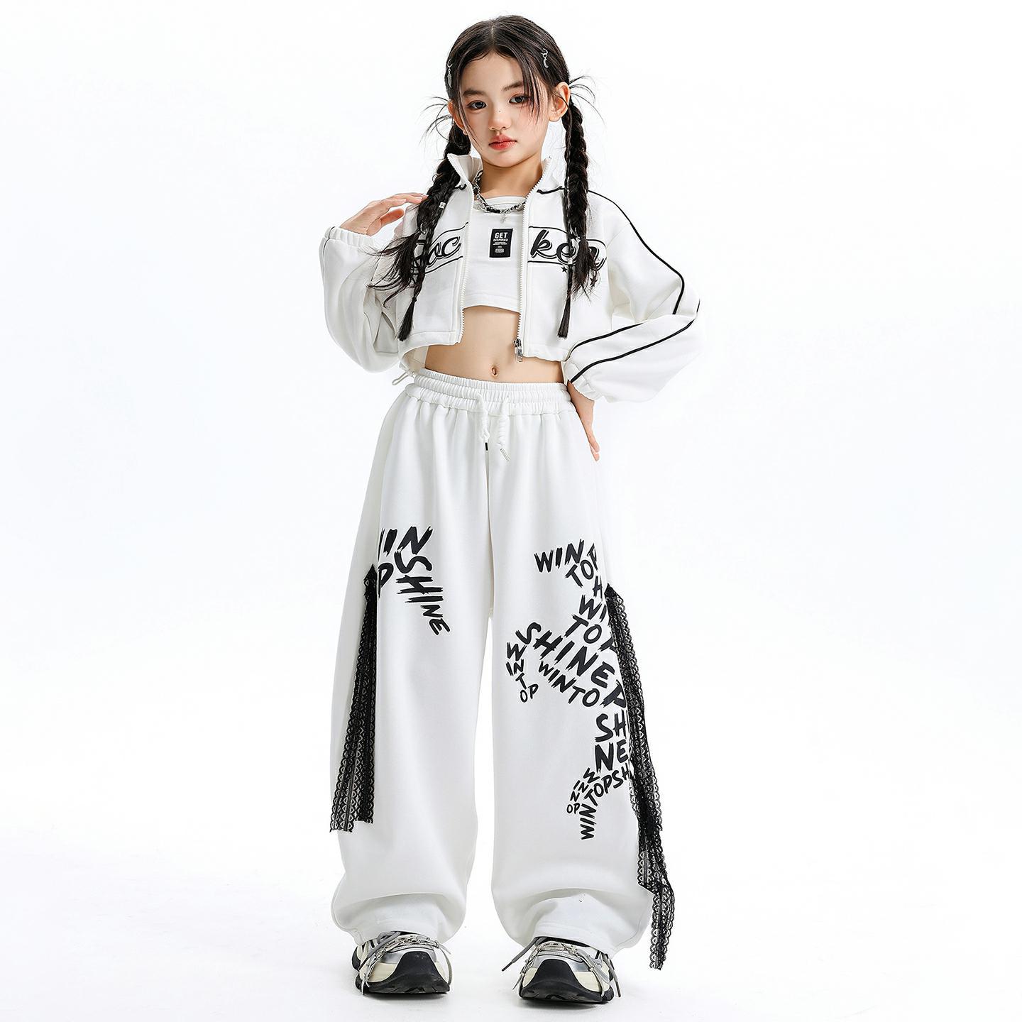 friendly4kid ชุดเต้น เด็กชาย เสื้อ+กางเกง สไตล์ขาว-ดำ ชุดเต้นสตรีทแดนซ์**รอเข้า