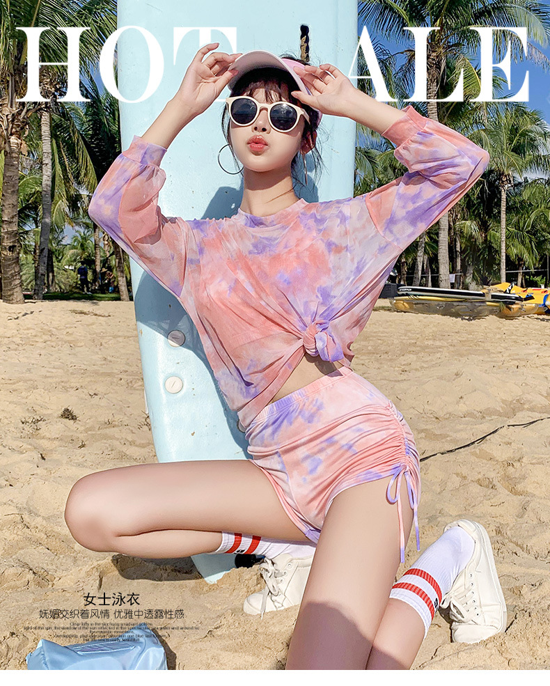 ชุดว่ายน้ำเซต 3 ขิ้น รอบอก 34-39 รอบเอว 28-33 สะโพก 40-46 นิ้วเสื้อตัวนอก 48 รอบวงแขน 18 กางเกงยาว 12 นิ้วค่ะ