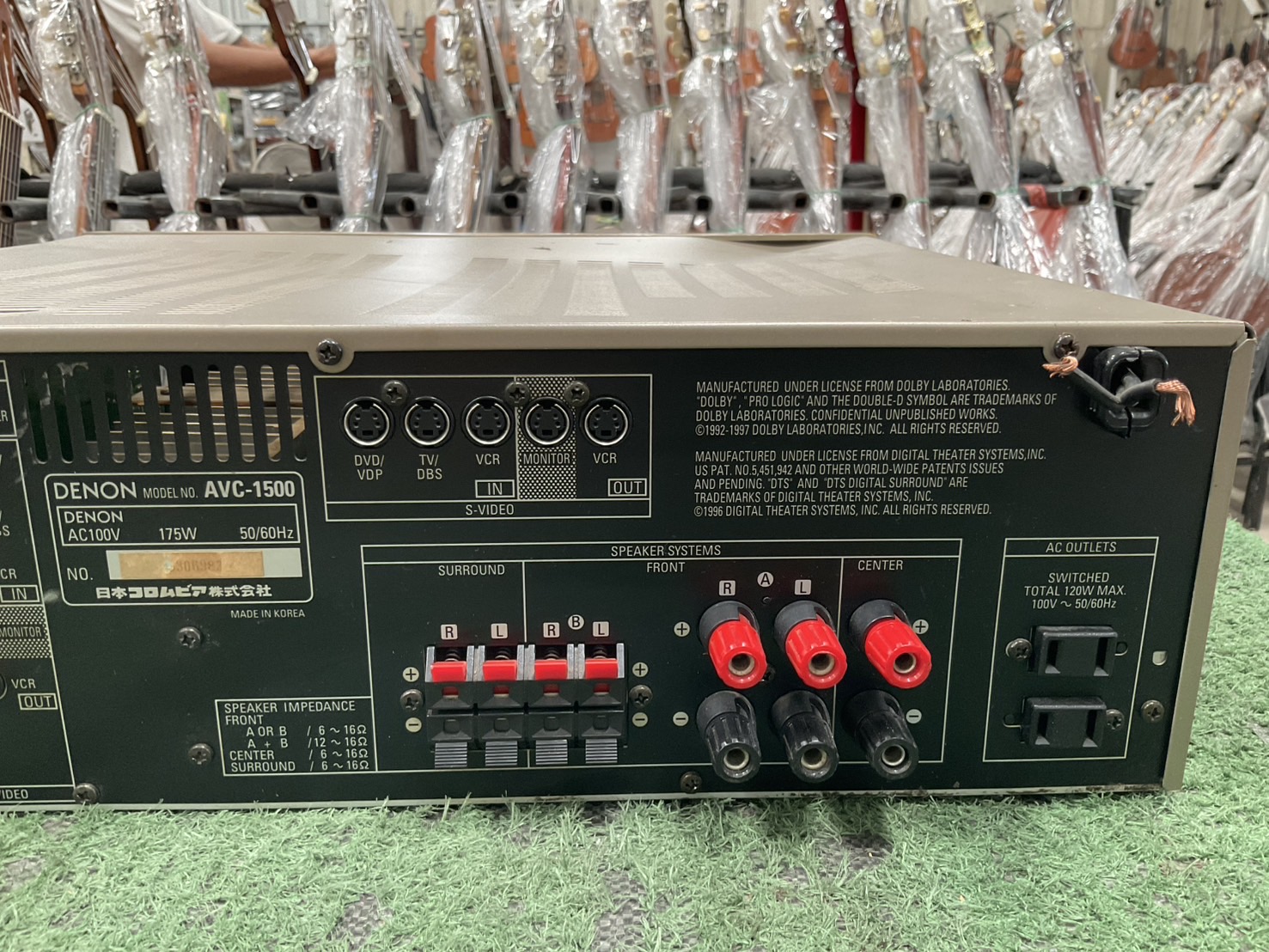 เครื่องขยายเสียง DENON : AVC-1500 สินค้าไม่พร้อมใช้งาน(ต้องซ่อม)