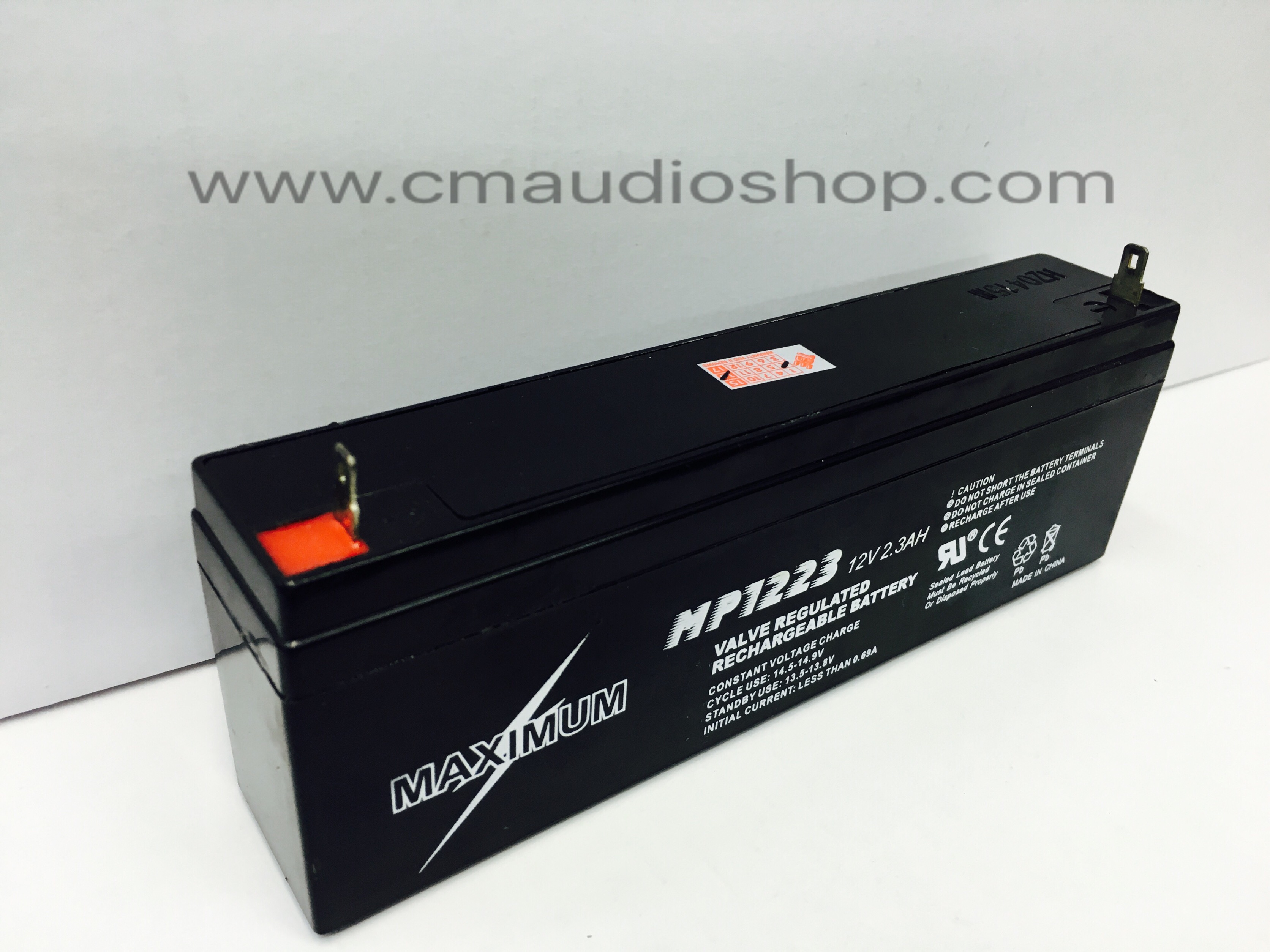 แบตเตอรี่ : สำหรับลำโพงขยายเสียงแบบพกพา Deccon PWS-230