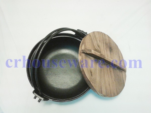 หม้อเหล็กเสริฟอาหารพร้อมฝาไม้ 005-TW-JP-HP111 Iron pot Serve food Wooden with lid. 005-TW-JP-HP111,Nabe Japanese shabu pot,Gang nồi shabu nabe Nhật Bản,បោះសក្តានុពលរបស់ជប៉ុន NABE សាប៊ូដែក,铸铁锅火锅涮日本
