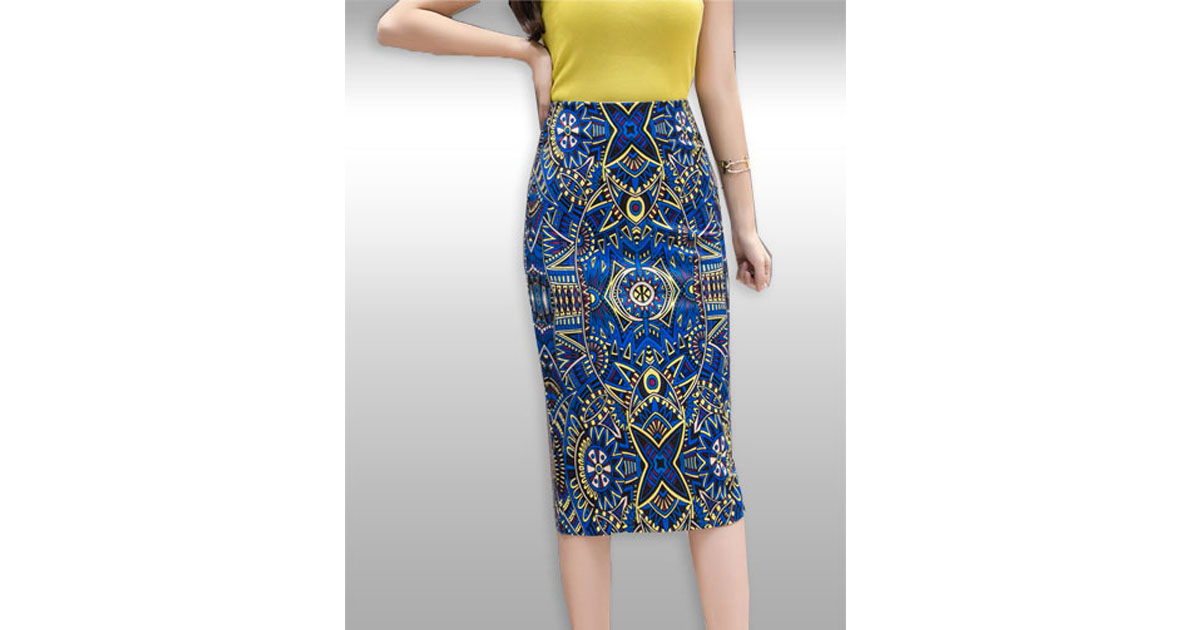 กระโปรงแฟชั่นลายสวยเก๋ มี 3ไซส รหัส2140