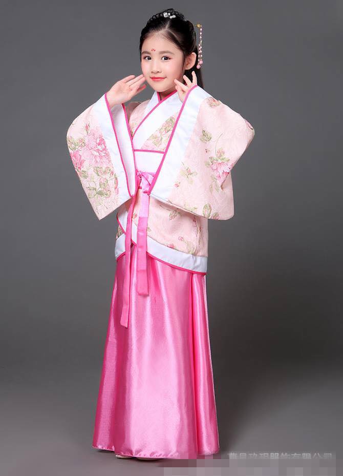 ชุดจีน กี่เพ้า ชุดจีนโบราณ สีชมพู แดง