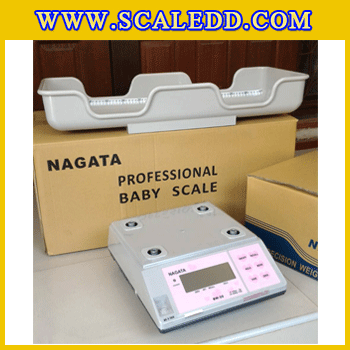 เครื่องชั่งเด็ก เครื่องชั่งน้ำหนักเด็ก เครื่องชั่งน้ำหนักเด็กทารก ระบบดิจิตอล เครื่องชั่งน้ำหนักเด็กทารกพร้อมแถบวัดความยาวตัวเด็ก ชั่งน้ำหนักได้ 20kg ค่าละเอียด 5/10g ยี่ห้อ NAGATA รุ่น BW 20