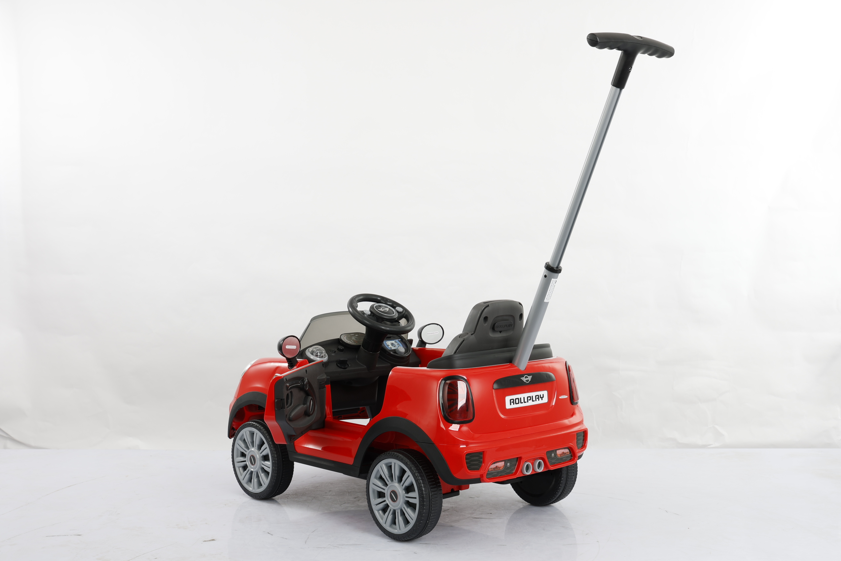 รถเด็ก รถเข็นเด็ก ผลักเดิน ขาไถ มินิคูเปอร์ Mini Cooper Foot To Floor Ride-On - Red