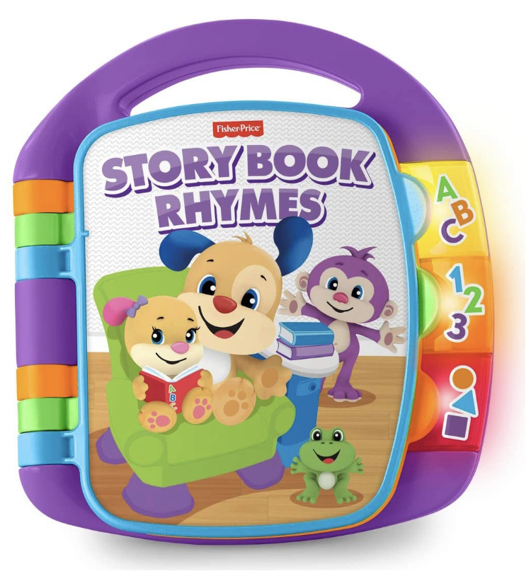 หนังสือ Fisher-Price Laugh & Learn Storybook Rhymes Book สีม่วง