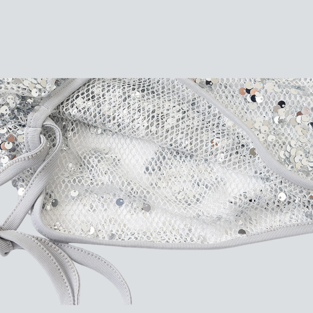 friendly4kid ชุดเต้น เด็กหญิง เซ็ต เสื้อเงิน+กระโปรงระบาย/กางเกง**รอเข้า