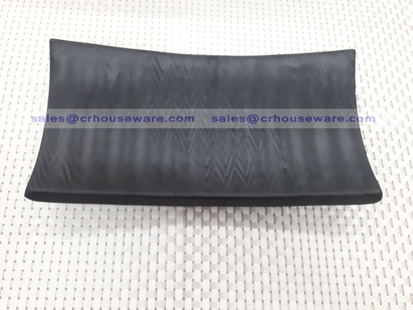 จานสี่เหลี่ยมผืนผ้า จานสลัด 017-PX-F160811