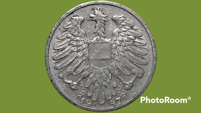 เหรียญ เงินตรา ประเทศ ออสเตรีย Schilling 1947