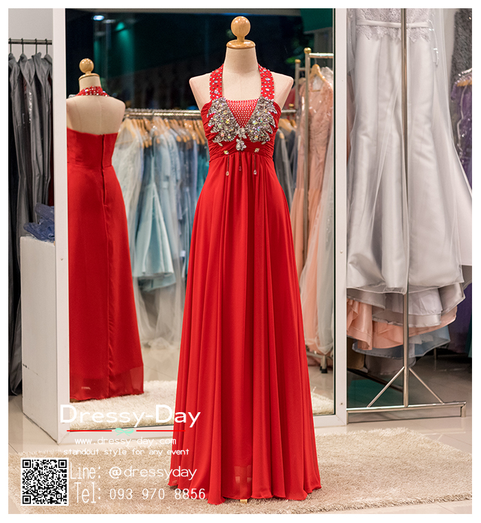 รหัส ชุดราตรีคนอ้วน : BB011 ชุดราตรียาวสีแดง ชุดไปงานแต่งตกแต่งกริตเตอร์ ชุดแซกพร้อมส่ง ใส่เป็นชุดเดรสออกงานสวยมากๆ ค่ะ