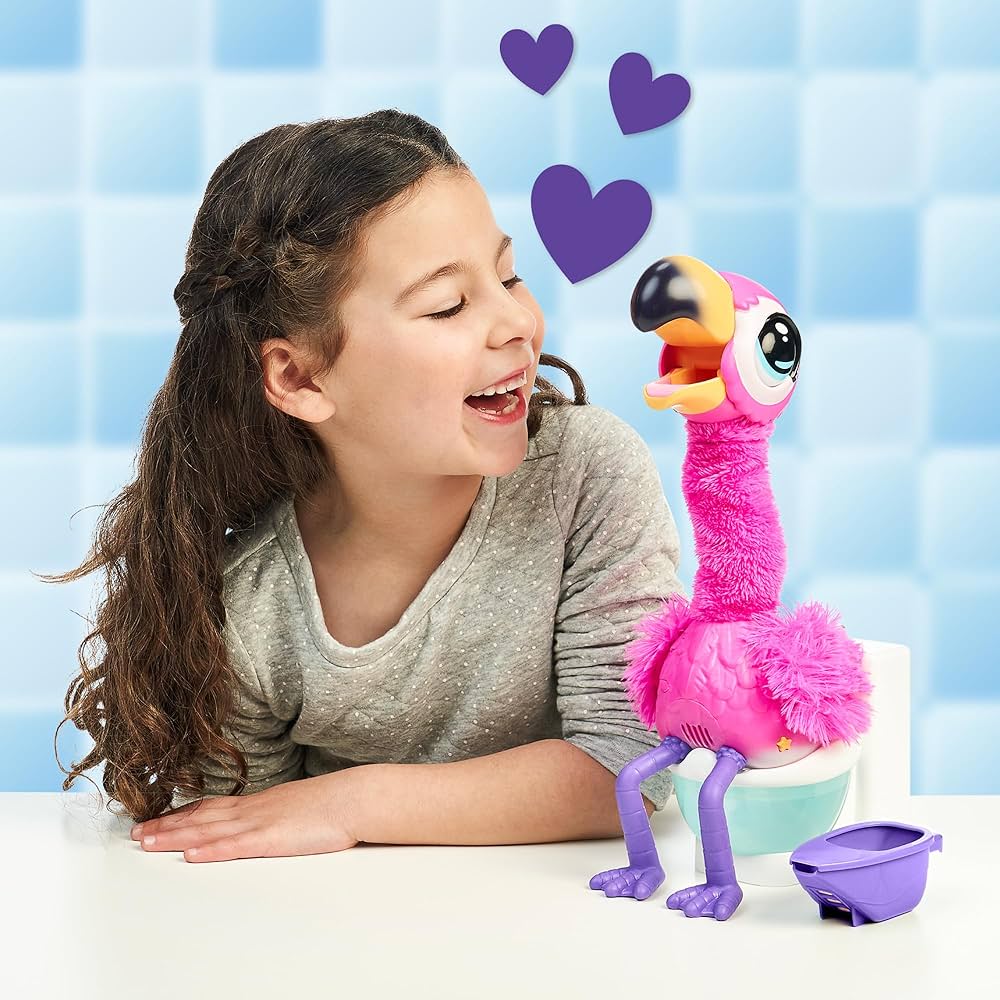 นกฟลามิงโกฝึกขับถ่ายขนาดพิเศษ Little Live Pets Gotta Go S2 Flamingo Value Pack