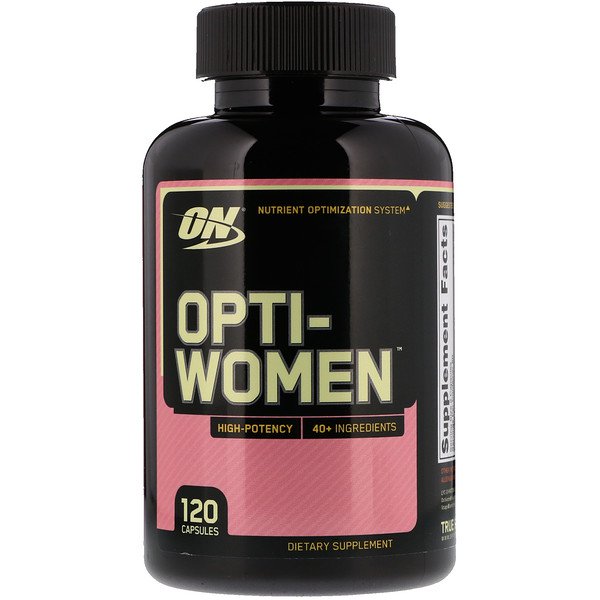 Optimum Nutrition, Opti-Women, 120 Capsules *สินค้าขายดี*วิตามินรวมสำหรับผู้หญิง อัดแน่นด้วยวิตามินและแร่ธาตุกว่า 40 ชนิด