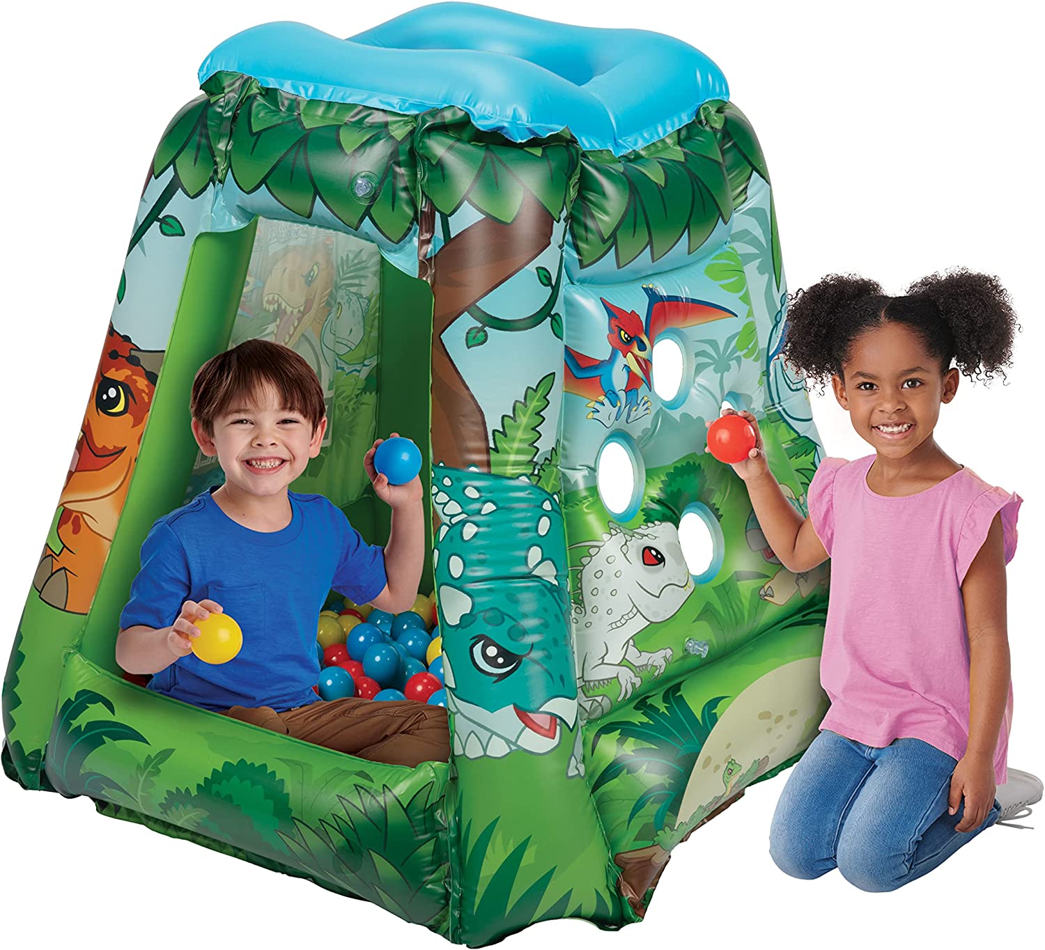 Jurassic World Inflatable Playland Ball Pit With 20 Balls