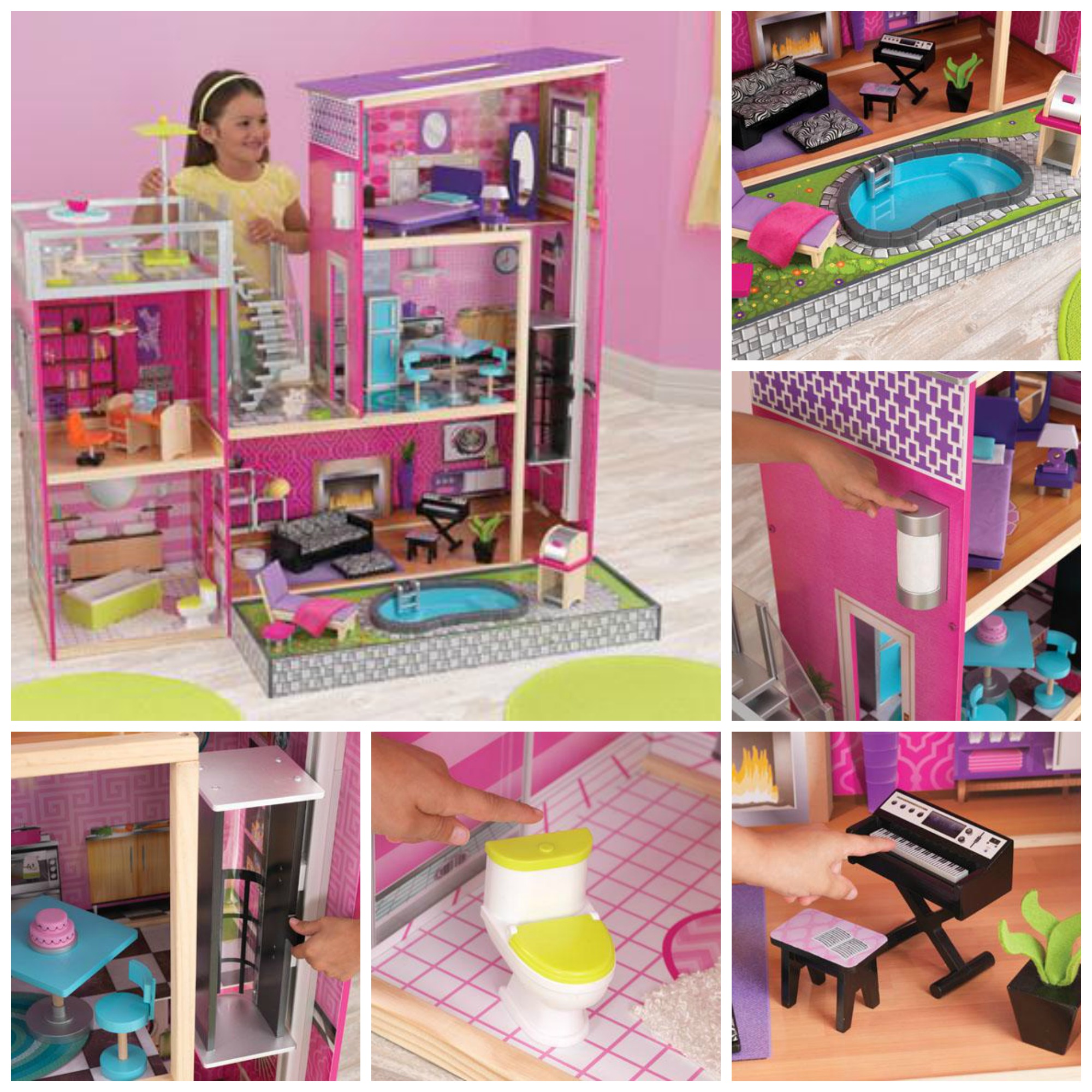 บ้านตุ๊กตา KidKraft Uptown Dollhouse