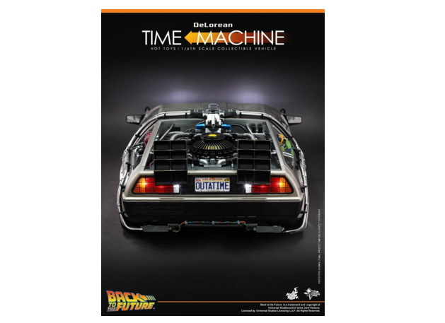 HOTTOYS - Back to the future - DeLorean Time Machine (กล่องใหญ่มากๆครับ)