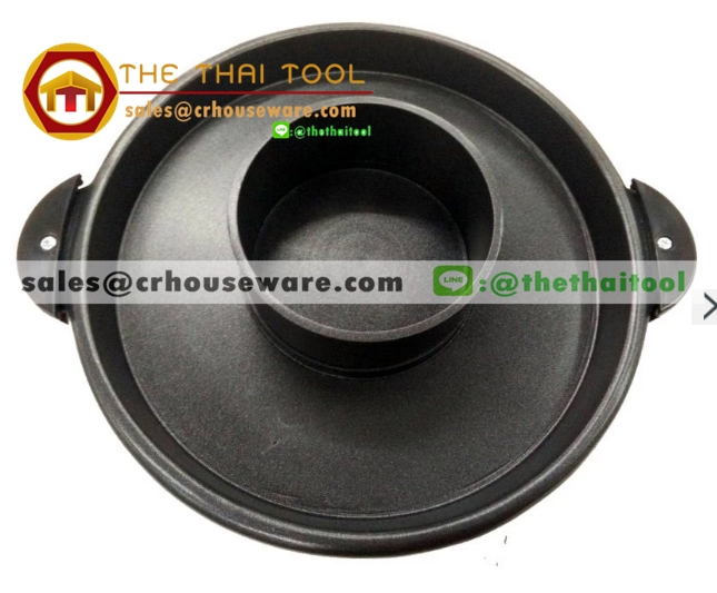 แผ่นย่างหม้อต้มเคลือบเทปล่อน BQ-001