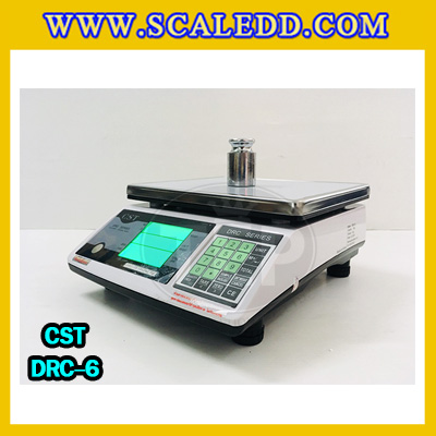 เครื่องชั่งนับจำนวน6kg ตาชั่งนับชิ้นงาน 6kg พิกัดน้ำหนัก 6kg ความละเอียด 0.2g ยี่ห้อ CST รุ่น DRC