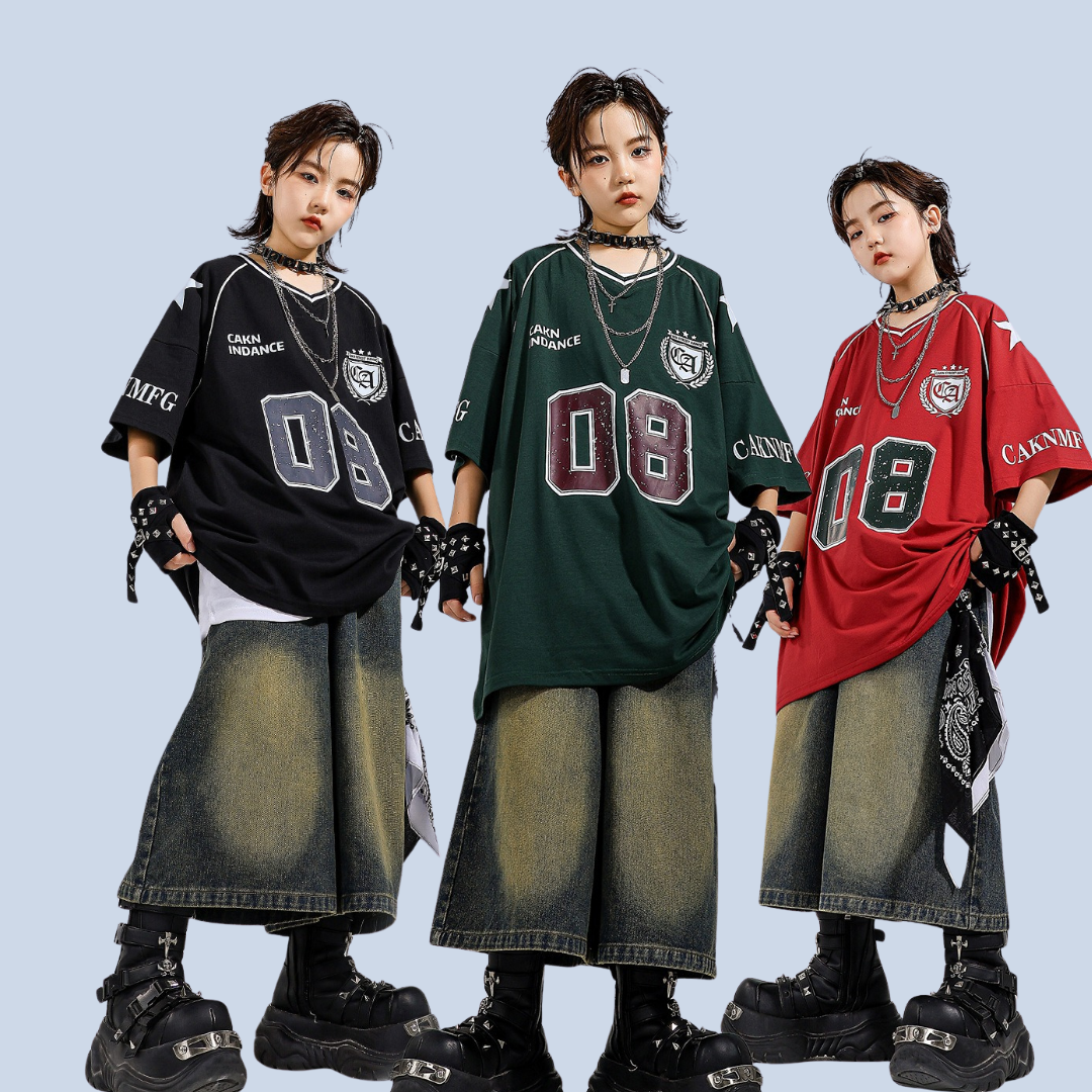 Friendly4kid ชุดเต้น เด็กชาย เสื้อแขนสั้น+กางเกงขายาว