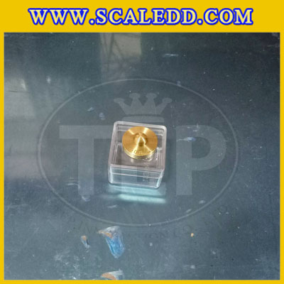 ตุ้มน้ำหนักทองเหลืองมาตรฐาน10กรัม สำหรับสอบเทียบเครื่องชั่งน้ำหนักดิจิตอลทุกชนิด สอบเทียบน้ำหนักชั่งไม่เกิน10กรัม