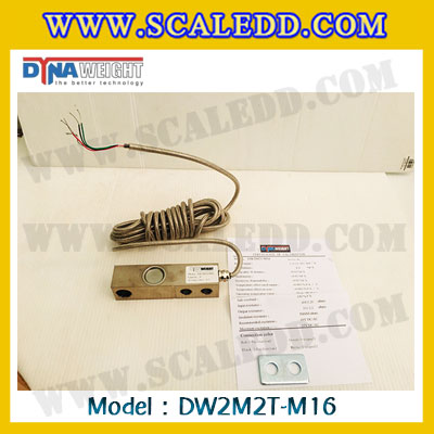 โหลดเซลล์ (Load cell) Alloy steel load cell พร้อมขา โหลดเซลล์ รับน้ำหนักขนาดพิกัด2ตัน ขนาดแท่นชั่งขนาดใหญ่ 1x1m.ขึ้นไป โหลดเซลล์ ยี่ห้อ DYNAWEIGHT รุ่น DW2M2T