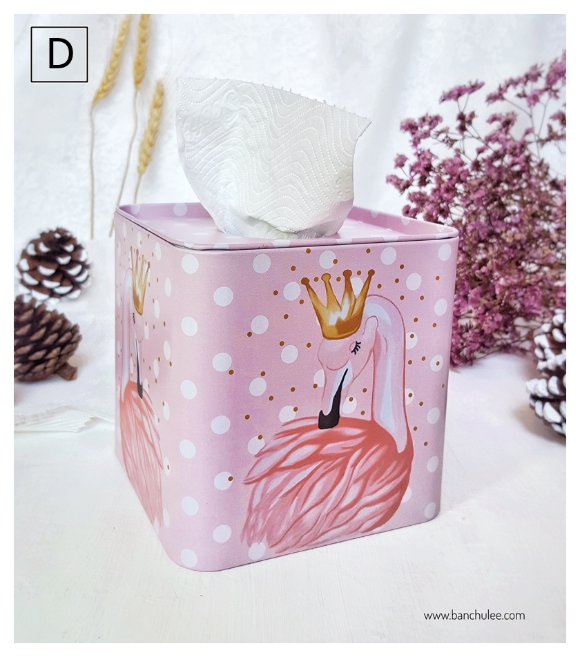 Tin Tissue Box For Roll Tissue กล่องทิชชู่ม้วน งานสังกะสี