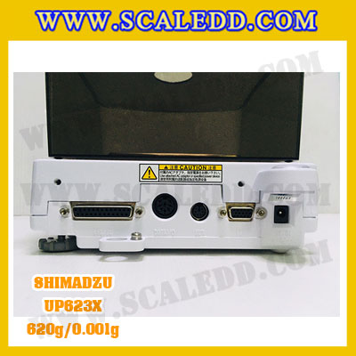เครื่องชั่งดิจิตอล ทศนิยม 3 ตำแหน่ง รุ่น UP623X 620gx0.001g เครื่องชั่งละเอียดสูง620g เครื่องชั่งน้ำหนัก620g ตาชั่ง620กรัม พิกัดน้ำหนัก 620g ความละเอียด 0.001g ยี่ห้อ SHIMADZU รุ่น UP623X