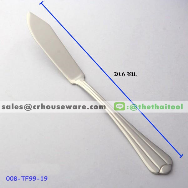 มีดปลาสแตนเลส 99 ลายอินทนนท์ FISH KNIFE 008-TF99-19